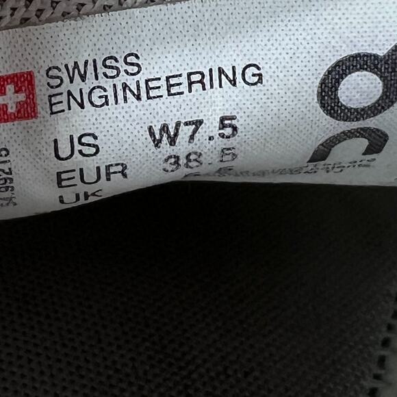 On Cloudsurfer 6 Running Athletic Sneakers Lace Up Fennel Ink 54.99215 Women 7.5 - Picture 9 of 10